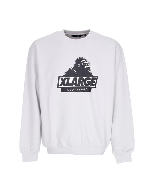 Xlarge Leichter Crewneck Herren Slanted Og Crewneck Grau in White für Herren