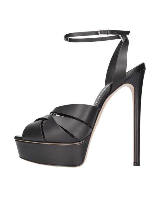 High Heel Sandals Casadei en coloris Black