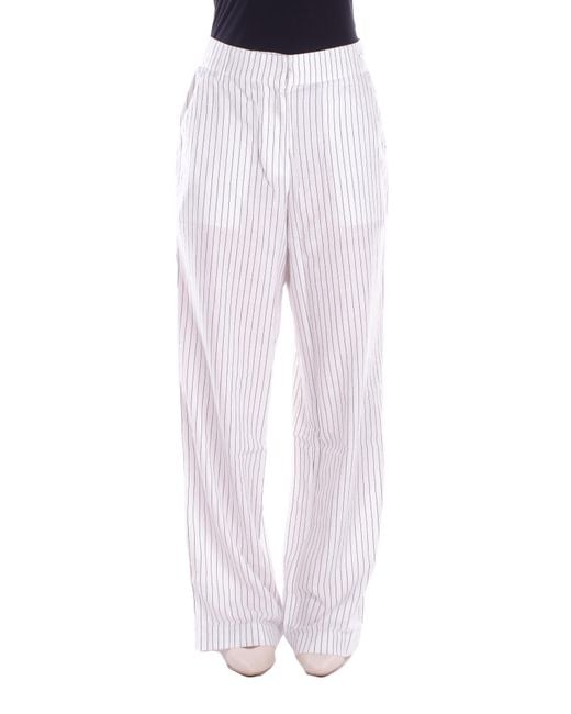 Barbour Witte Marinebroek in het White