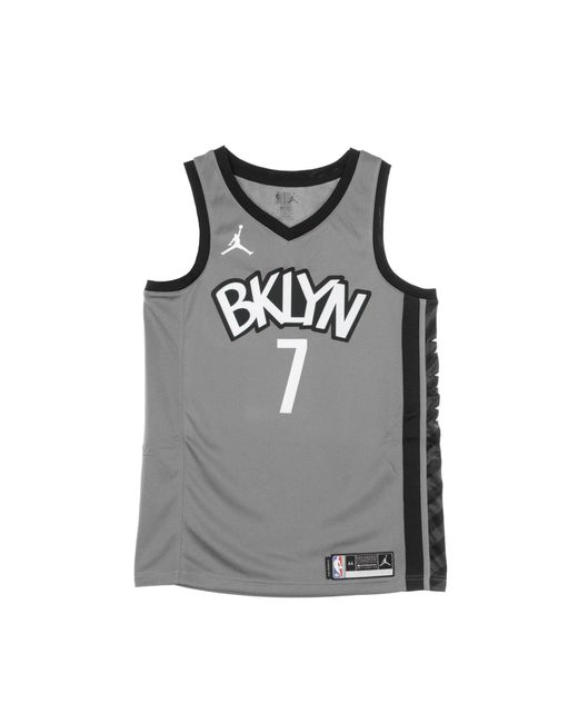 JORDAN NBA Herren-Basketball-Tanktop Nba Swingman-Trikot Jordan Statement Edition 2020 Nr. 7 Kevin Durant Bronet Dark Steel/Schwarz in Gray für Herren
