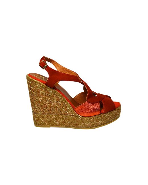 Kanna Brown Shoes Stretched Sandal- Strap-Combi4 Closure