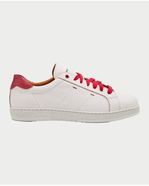 Exton Sneakers Rood in het Pink voor heren