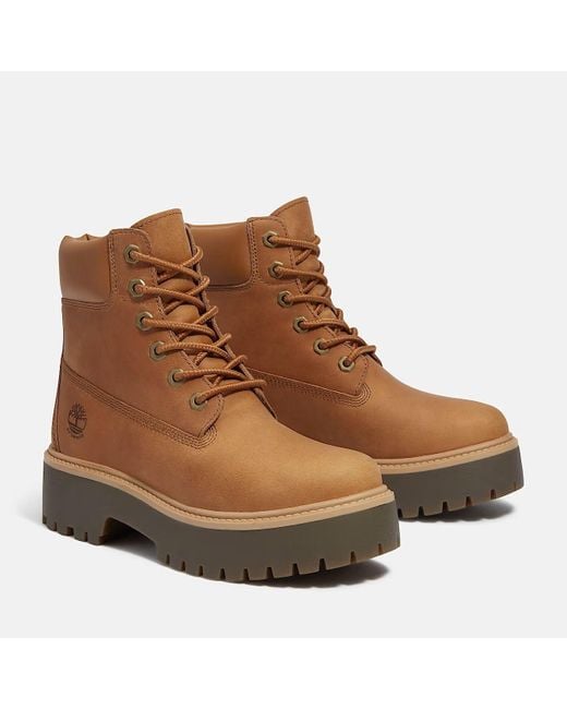 Timberland Brown Tronchetto E Stivaletto Donna Tb0A2H3Cen11W 6
