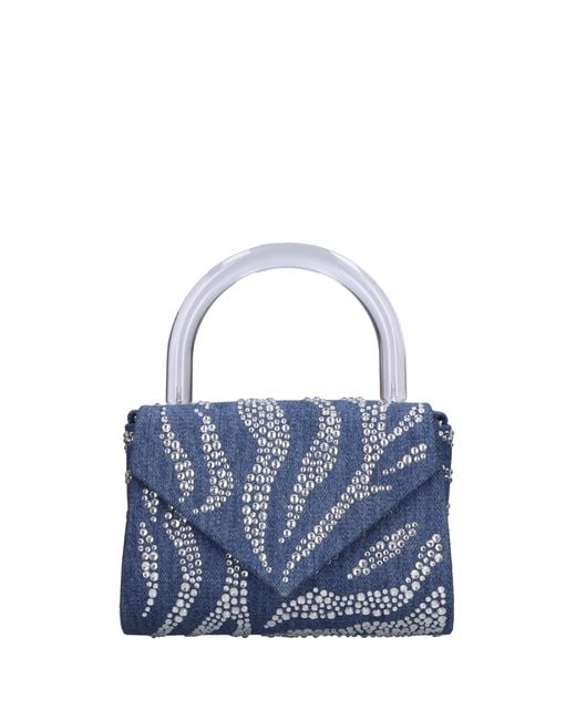 Bolsas. Plata Gedebe de color Blue