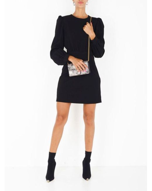 Silvian Heach Black Short Dress With Sleeve At Nregirl Pga22295