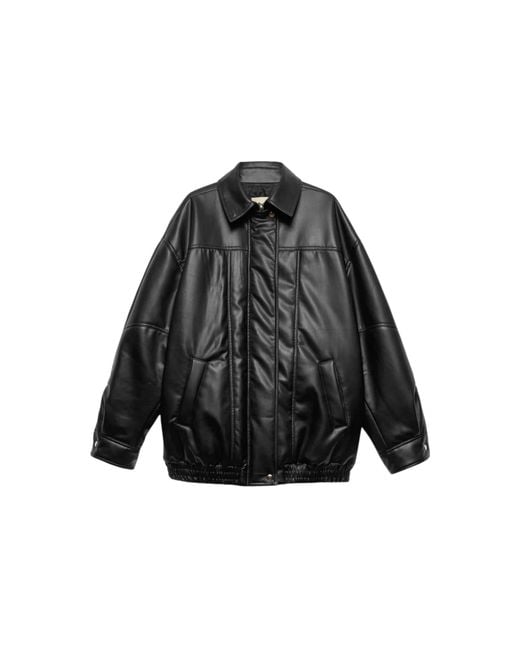 Aniye By Bomber Carly Vrouw Ecoleder in het Black