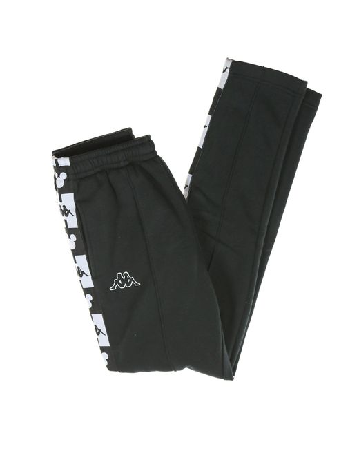 Kappa Authentieke Alphonso Disney Joggingbroek Trainingspak Zwart in het Black voor heren