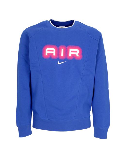 nike air men's fleece crew sweatshirt