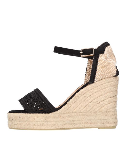 Castaner Black With Heel