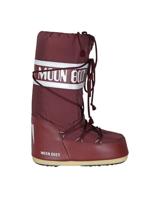 Moon Boot Red Boots