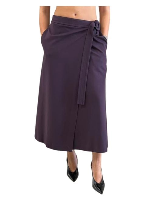 MEIMEIJ Purple Frauen Rock Lang