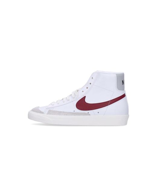 Nike Blazer Mid 77 High Shoe Vintage Dark Beetroot Fog in White for Men Lyst