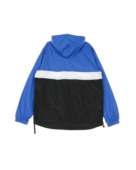 Timberland Blue Pull-Over Windbreaker Funnel Neck Pull Over for men