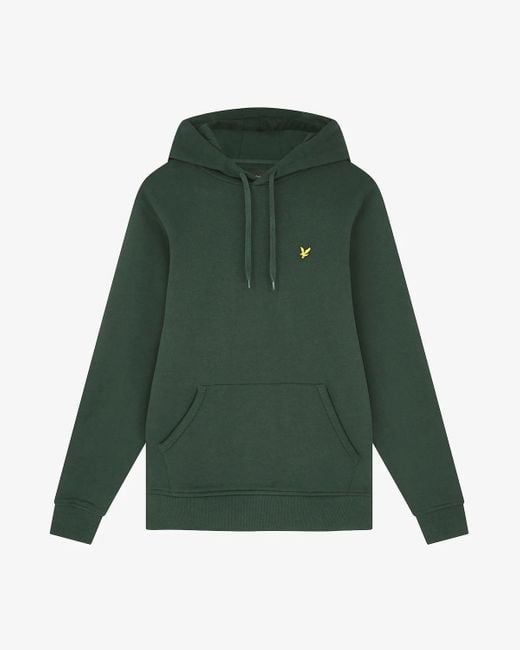 LYLE AND SCOTT 1874 Vrouwen Ml1139V Geborsteld Achter Hoodie W486 Donkergroen in het Green voor heren