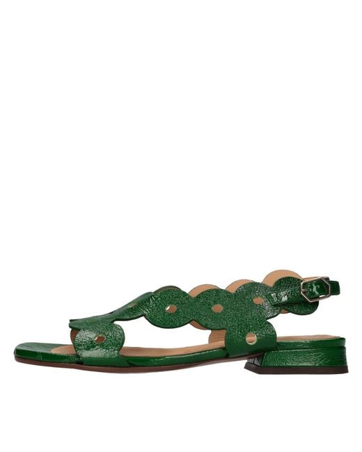 Chie Mihara Green Flat Shoes