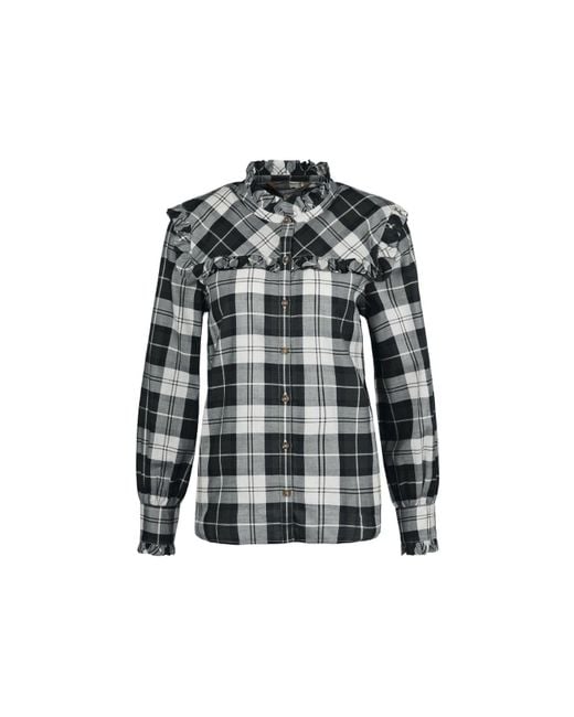 Shirt Squares Noir Lsh1561 Barbour en coloris Black