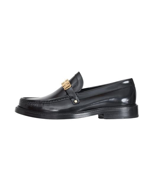 Moschino Black Flat Shoes for men