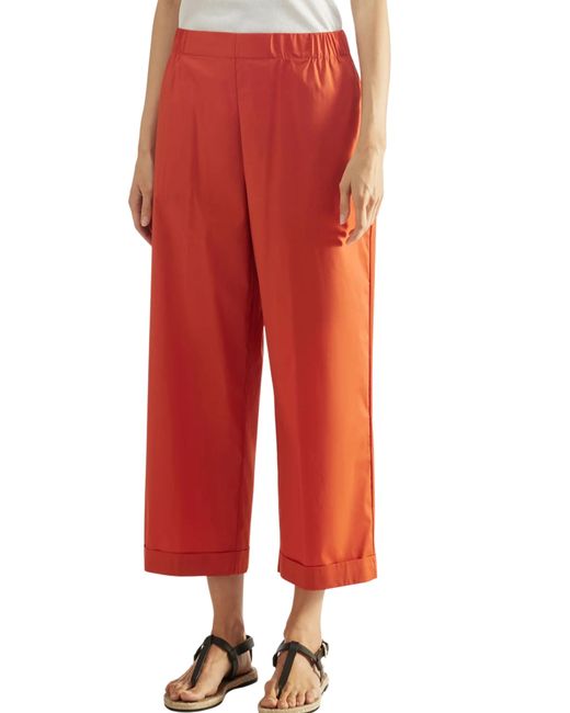 Liviana Conti Vrouwenbroek Elastische Taille in het Red