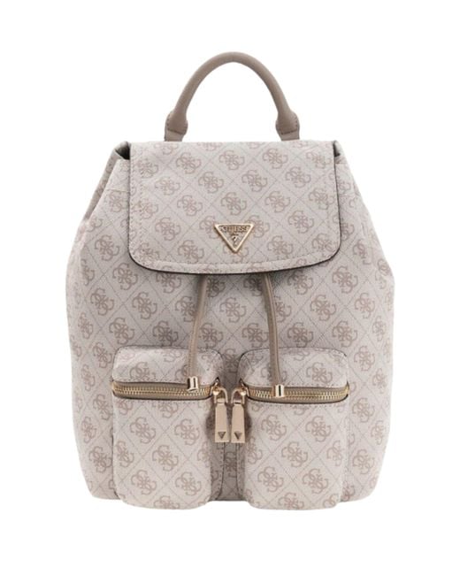 Guess Gray Backpack Manhattan Ii