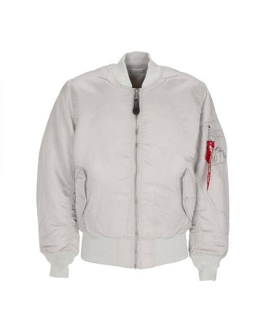 Alpha Industries Ai Ma-1 Herenbomberjack Pastelgrijs in het Gray voor heren