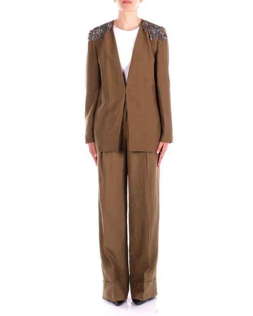 Blugirl Blumarine Brown Jackets Military