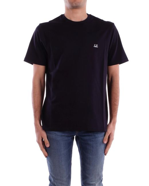 C P Company Black T-Shirts And Polos for men