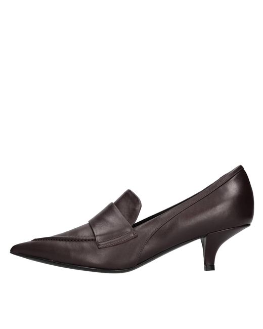 Zapatos Bajos Burdeos Strategia de color Brown
