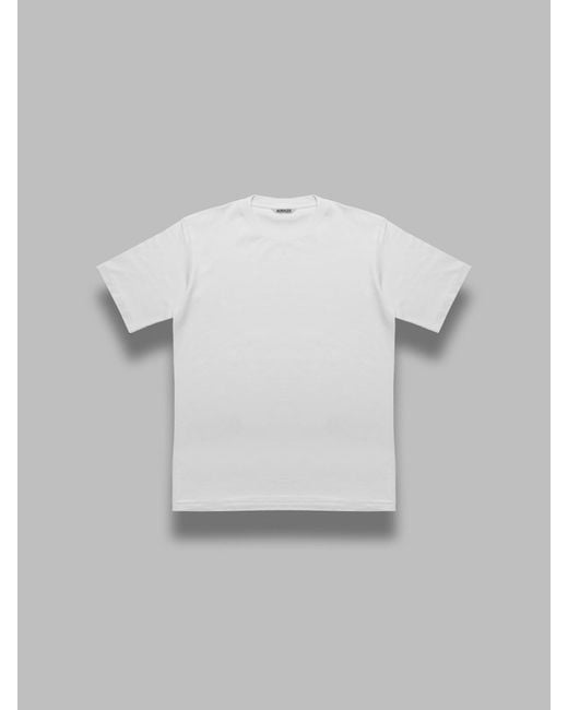Luster Plaiting Tee Auralee de hombre de color Gray