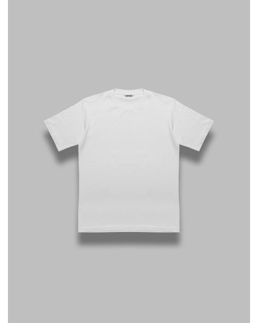 AURALEE｜ (LUSTER PLAITING T-SHIRT TOP GRAY (A00P02GT)) AURALEE LUSTER PLAITING TEE – unexpected store