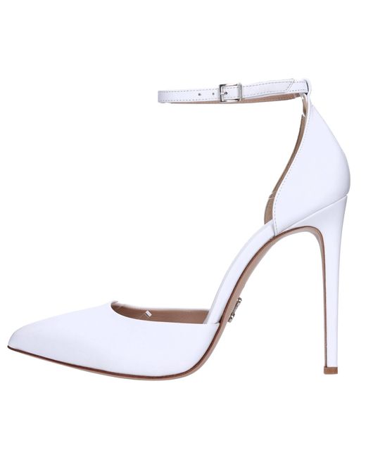 Zapatos Con Tacon Blanco Sergio Levantesi de color White