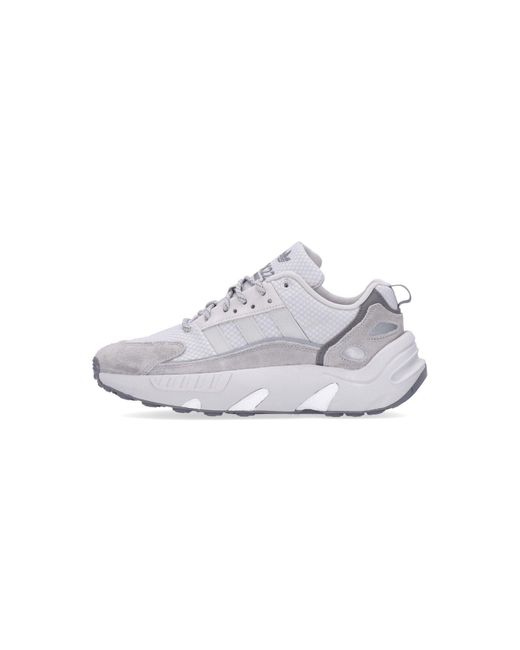 Adidas White Zx 22 Boost Low Shoe Two/ One/ Three for men
