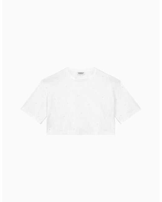 Dondup White T-Shirts And Polos