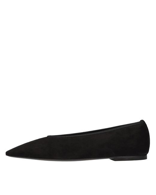 Totême Black Flat Shoes