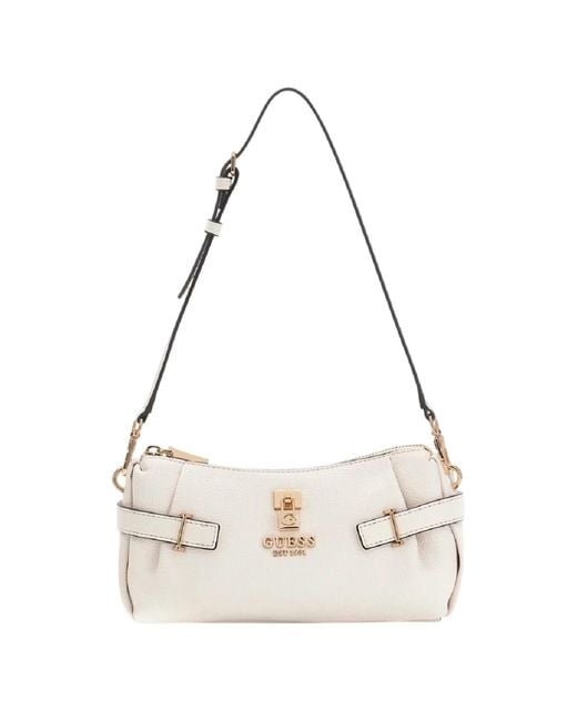 Guess White Yesba Mini Shoulder Bag