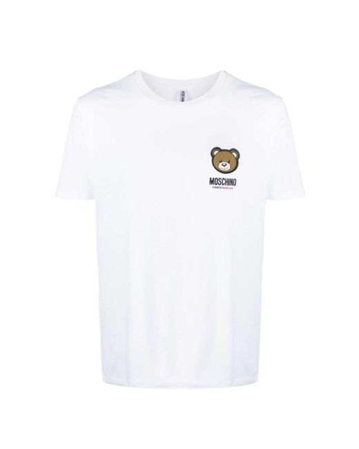 Moschino T-Shirt Mann in White für Herren