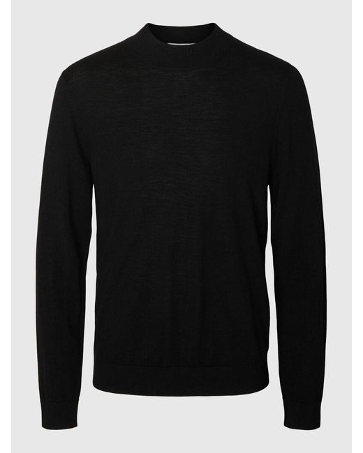 SELECTED Black Jumper Slhtray for men
