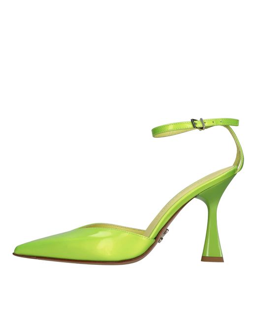 Zapatos Con Tacon Verde Sergio Levantesi de color Green