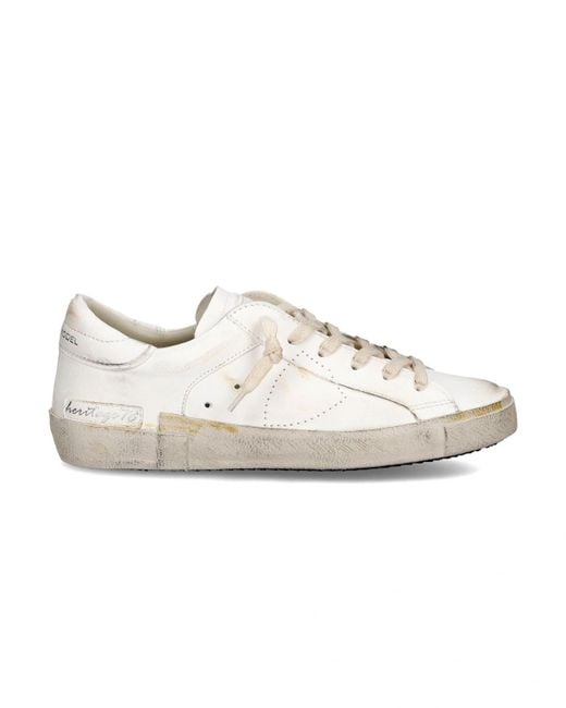 Philippe Model White Sneakers He01