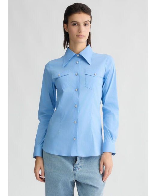 Liu Jo Blue Frauenhemden Ca5023 T2432 X0647