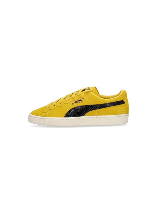 PUMA Yellow Low Shoe Suede X Staple for men