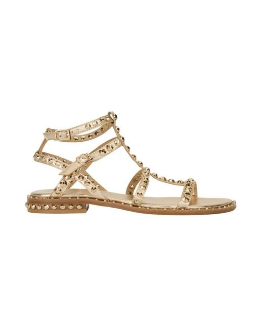 Ash Metallic Sandals