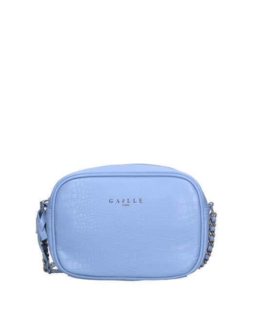 Gaelle Blue Bags. Clear
