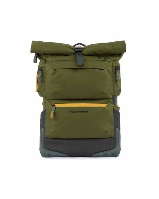 Piquadro Green Backpack Corner 2.0 for men
