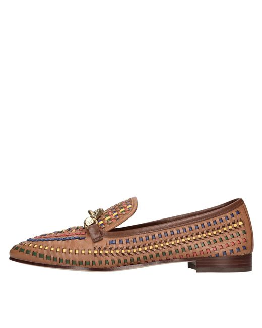 Tory Burch Brown Flat Shoes