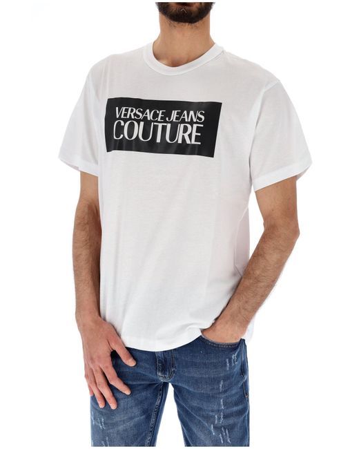 Versace T-Shirt Mit Logo Weib in White für Herren