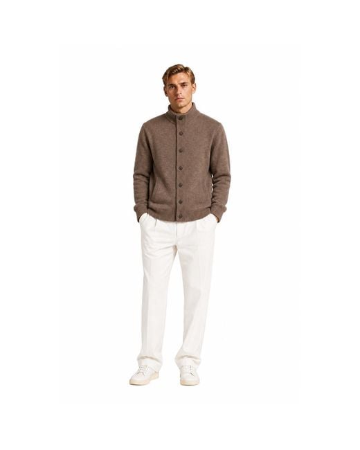 Stone Jerseys Barbour de hombre de color Brown