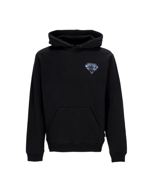 Sudadera Con Capucha Y Logo De Metal Para Hombre, Color Negro Iuter de hombre de color Black