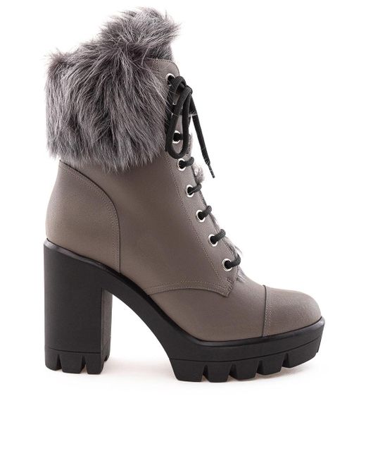 Giuseppe Zanotti Gray Stiefelette