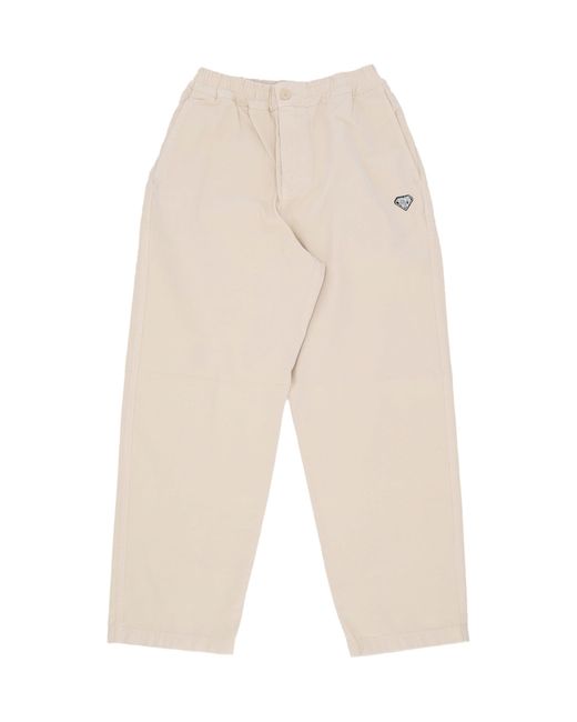 Pantalones Largos De Hombres Crema De Pantalones Mareados Iuter de hombre de color White