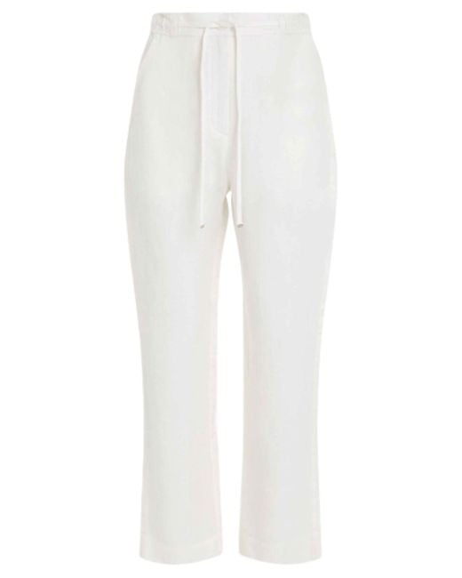 Pantalons Pour Femmes Tommy Hilfiger en coloris White